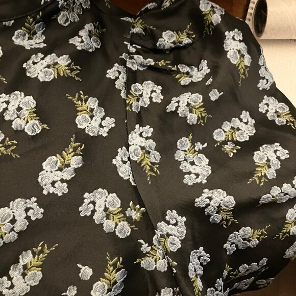 Jacquard Floral Minidress - Picture 9 of 11